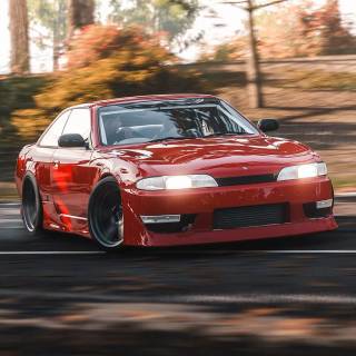 Car drift iPhone wallpaper