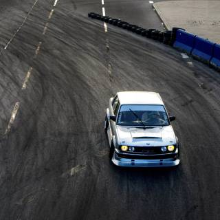 Car drift iPhone wallpaper