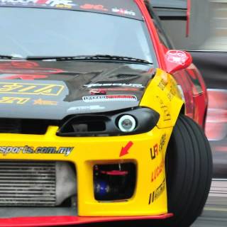 Car drift iPhone wallpaper