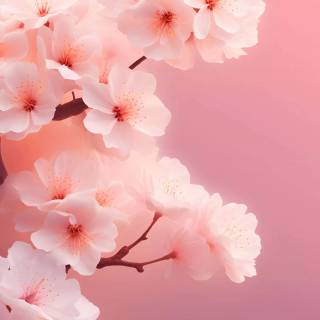 Cherry tree iPhone wallpaper