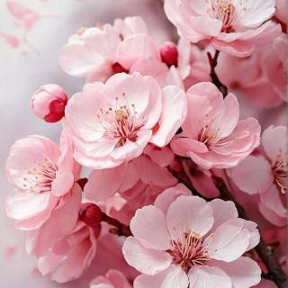 Cherry tree iPhone wallpaper