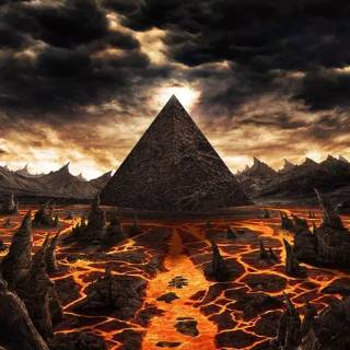 Pyramid phone wallpaper