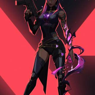 Gaming red phone wallpaper