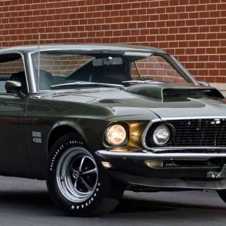 1969 Mustang phone wallpaper