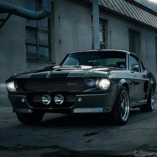 1969 Mustang phone wallpaper