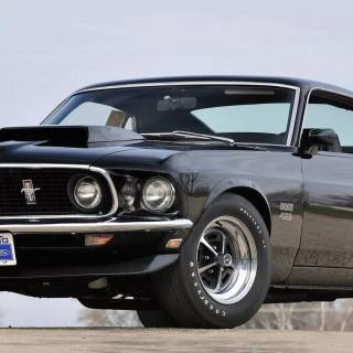 1969 Mustang phone wallpaper