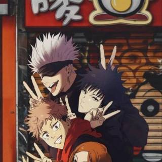 Anime group iPhone wallpaper