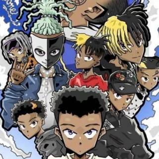 Anime group iPhone wallpaper