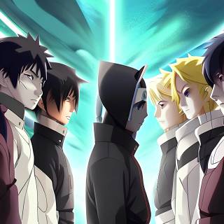 Anime group iPhone wallpaper