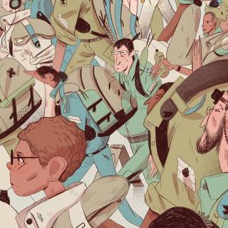 Anime group iPhone wallpaper