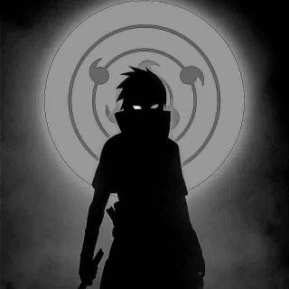 Black and white phone anime wallpaper