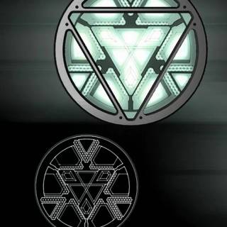 Arc Reactor iPhone wallpaper