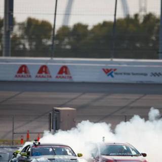 Cars drifting phone wallpaper