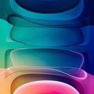 iPhone 12 Pro rainbow wallpaper