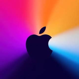 iPhone 12 Pro rainbow wallpaper