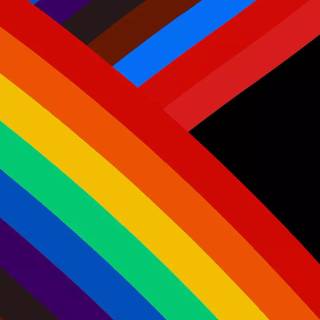 iPhone 12 Pro rainbow wallpaper