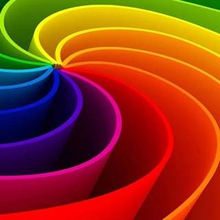 iPhone 12 Pro rainbow wallpaper