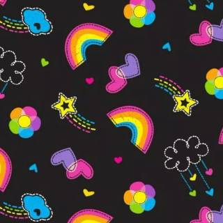 iPhone 12 Pro rainbow wallpaper