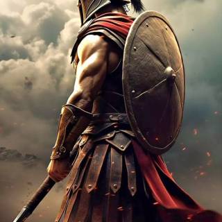 iPhone warrior wallpaper