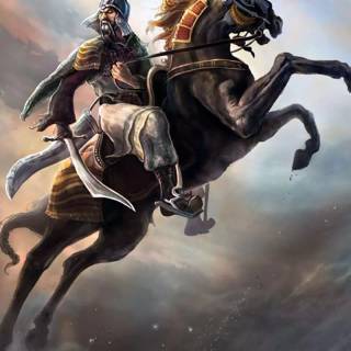 iPhone warrior wallpaper