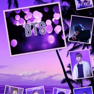 BTS purple phone wallpaper