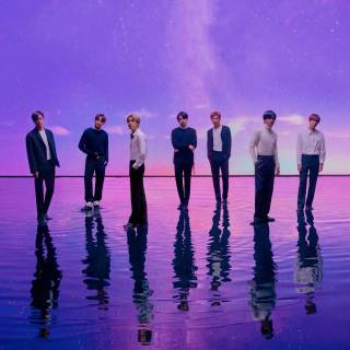 BTS purple phone wallpaper