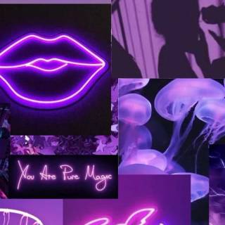 BTS purple phone wallpaper