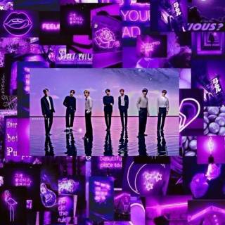 BTS purple phone wallpaper