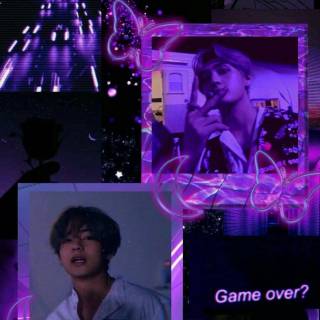 BTS purple phone wallpaper