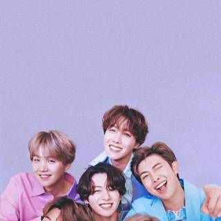 BTS purple phone wallpaper