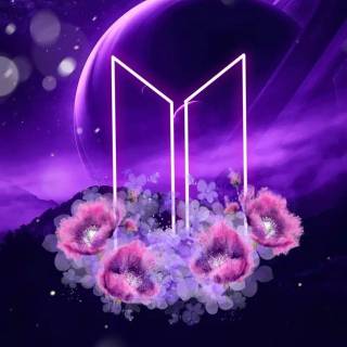 BTS purple phone wallpaper