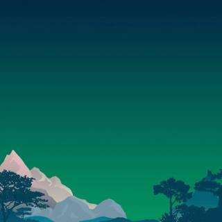 iPhone X green wallpaper