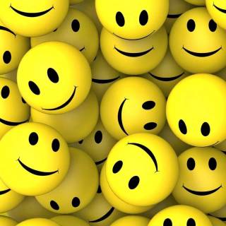 Smiley face iPhone wallpaper