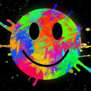 Smiley face iPhone wallpaper