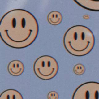 Smiley face iPhone wallpaper