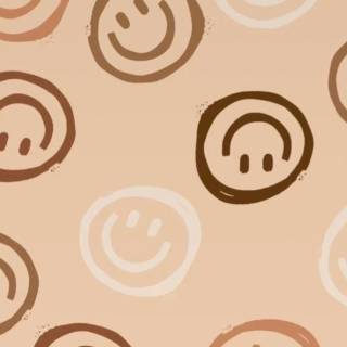 Smiley face iPhone wallpaper
