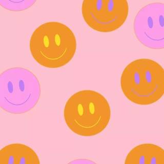Smiley face iPhone wallpaper