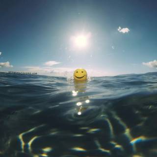 Smiley face iPhone wallpaper