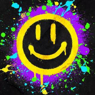 Smiley face iPhone wallpaper