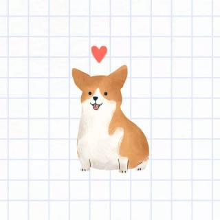 Corgi Kawaii wallpaper