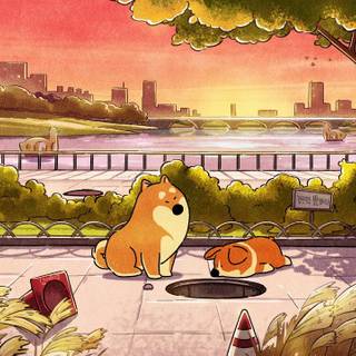 Corgi Kawaii wallpaper