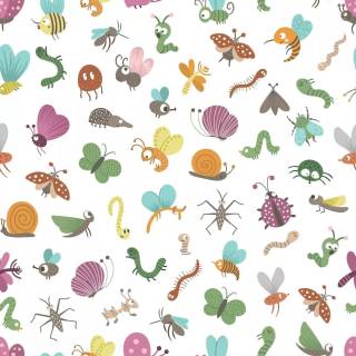 Cute bugs wallpaper