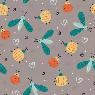 Cute bugs wallpaper