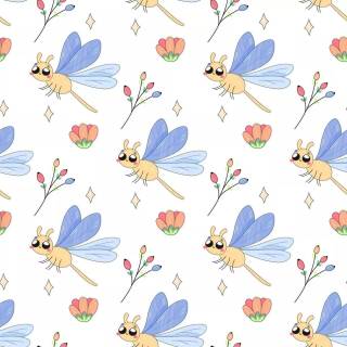 Cute bugs wallpaper