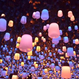 Paper lantern wallpaper