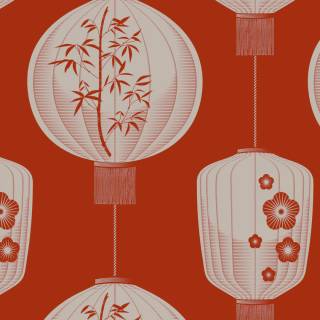 Paper lantern wallpaper