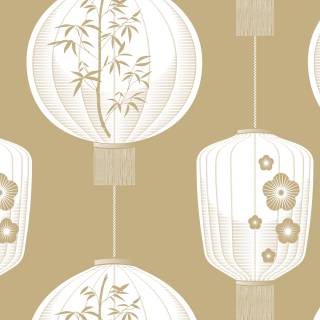 Paper lantern wallpaper