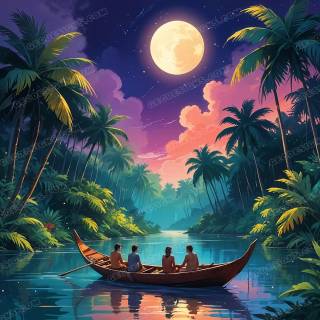 Kerala backwaters wallpaper