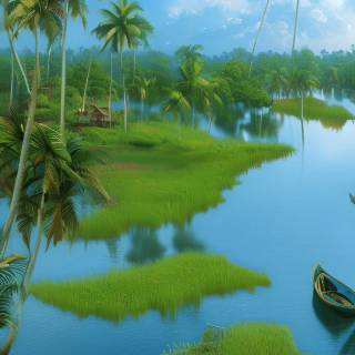 Kerala backwaters wallpaper