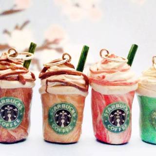 Preppy Starbucks Christmas wallpaper